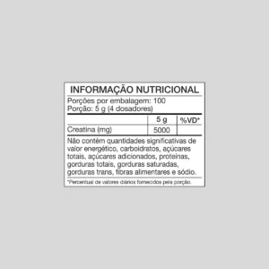 Creatina Monohidratada 500g Growth Supplements - Sem Sabor em Pó - Imagem 5