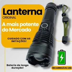 Kit 2 Lanterna Mais Forte Do Mundo Recarregável Tática Usb - Imagem 3
