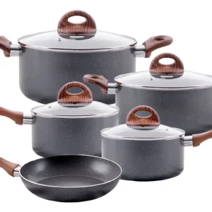 Jogo De Panelas Brinox Antiaderente Ceramic Indução 5 Peças - Imagem 2