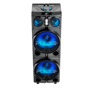 Caixa De Som Pulse Storm 2 10 Pol Bleutooth Led Rádio-1500w cor Preto - Imagem 4