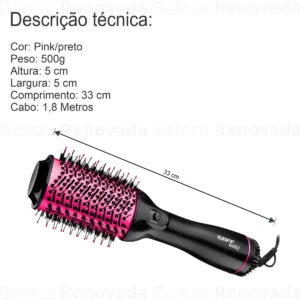 Escova Secador Modeladora Taiff Oval Easy Original - Imagem 6