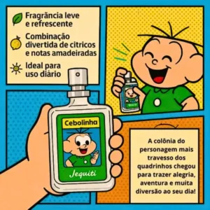 Colônia Turma Da Mônica Cebolinha Jequiti 25mL - Imagem 7