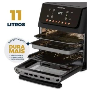 Fritadeira Air Fryer Oven Britânia 11 Litros 8 Funções 1800W BAF11A - Imagem 6