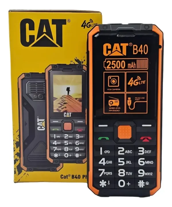 Celular Antigo Cat B40 4g Volume Alto Tecla Grande Idoso