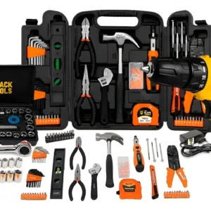 Kit Jogo Ferramentas 169 Peças Soquetes + Parafusdeira 12v - Imagem 1