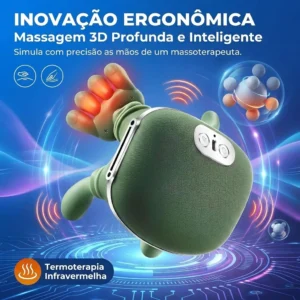 Massageador Pescoço Ombro Recarregável Maozinha Deep Jojosee - Imagem 6