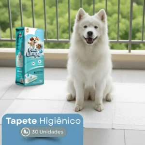 Tapete Higiênico 80x60 30un Pata Limpa Descartável Cachorro Pet Cão Fralda Manta Absorvente - Imagem 4