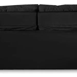 Sofá Retrátil Reclinável 3 Lugares C Molas 1,80m Vegas Suede Cor Preto - Imagem 7