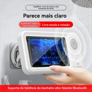 Alto-falante Banheiro Bluetooth Resistente À Água E Suporte - Imagem 5