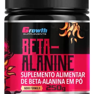 Beta Alanina 250g Growth Supplements - Sem Sabor em Pó - Imagem 1