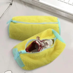 Kit 2 Saco Para Lavar Sapatos Na Máquina De Lavar Prático - Imagem 6
