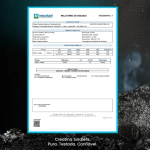 Creatina 1kg Suplemento Monohidratada em pó 100% Pura - Soldiers Nutrition - Imagem 4