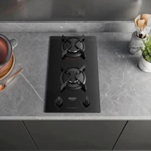 Cooktop A Gás Dako Supreme 2 Bocas Mesa Vidro Temperado Preto - Imagem 3