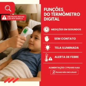 Kit Saúde 3 Em 1 Aparelho De Pressão Arterial Digital + Oxímetro De Dedo + Termômetro Infravermelho Testa Sem Contato Medidor Sinais Vitais Portátil Bpm Saturação Oxigênio Combo - Imagem 3