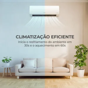 Ar-condicionado Aiwa High Inverter 12.000 Btus Quente/Frio Aws-ac-12qf Branco - Imagem 6