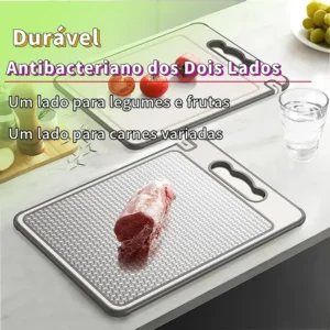 Tábua De Corte Dupla Face Anti-bactérias Para Carne Legumes - Imagem 3