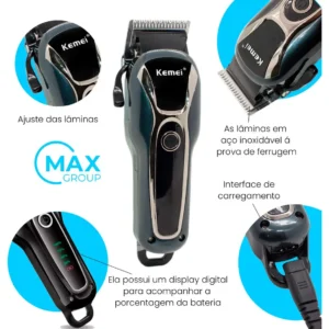 Máquina Tosa De Pet Profissional Kemei 1991 - Imagem 5