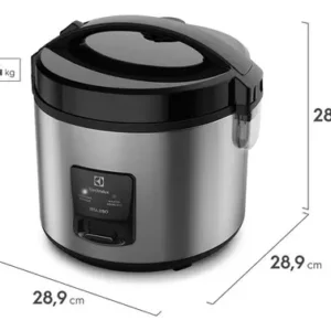 Panela de Arroz Elétrica Electrolux por Rita Lobo 3,5L Inox Efficient 2 em 1 ERC20 - Imagem 5