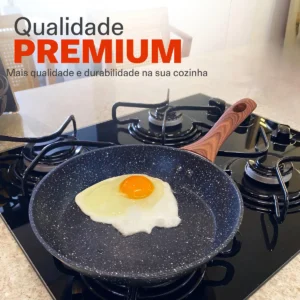 Panela Frigideira Antiaderente Cerâmica Dinda Home Indução Gás Elétrico Linha Premium - Imagem 7