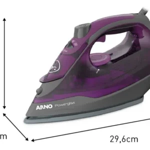 Ferro a vapor Arno Powergliss com base XGlide e vapor contínuo FPO1 - Imagem 7