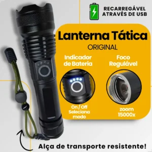 Kit 2 Lanterna Mais Forte Do Mundo Recarregável Tática Usb - Imagem 4