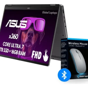 Asus Vivobook 2 En 1 Core Ultra 7 256v 1tb Ssd 16gb Ram Tela Touch Wuxga 1920 Px X 1200 Px Intel Arc Graphics Inclui Windows instalado Laptop 14-tp3407sa Com presente - Imagem 3