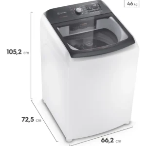 Máquina de Lavar 15kg Electrolux Premium Care com Cesto Inox, Jet&Clean e Time Control LEC15 - Imagem 3