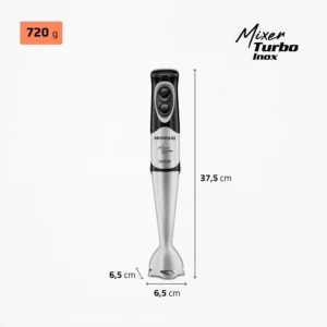 Mixer Turbo Inox Mondial Preto/inox 500w M-16-bi Cor Preto - Imagem 4
