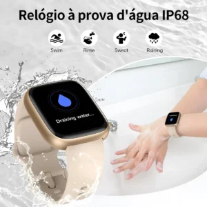 Relógio Smartwatch Fitness Alexa Bluetooth Monitor Cardíaco - Imagem 8