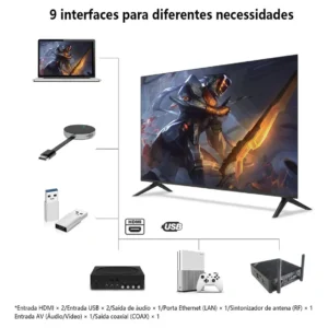 Smart TV 40 Polegadas Full HD Wi-Fi Android TV - Com Controle Remoto Padrão - Imagem 8