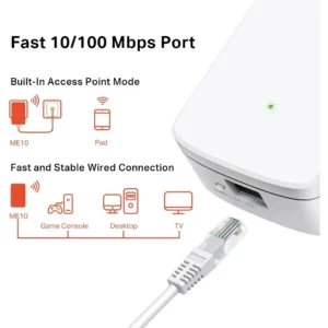 Repetidor De Sinal Mercusys Me10 Wireless Wi-fi 300 Mbps - Imagem 4
