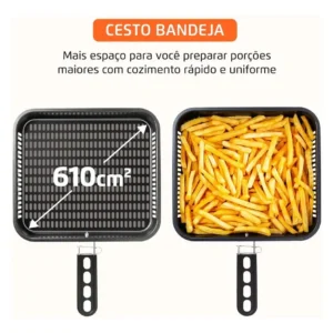 Fritadeira Elétrica AFON-12L-BG Forno Oven 12 Litros Preto Mondial - Imagem 5