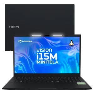 Notebook Positivo Vision i15M com Minitela, Intel Core 3, 8GB de RAM, SSD de 256GB e Tela de 15,6" Full HD IPS Antirreflexo - Imagem 1