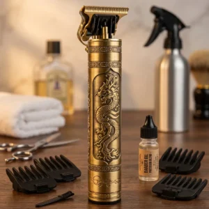 Máquina de Cortar Cabelo e Barba Bahrein Dragão Profissional Sem Fio - Imagem 1