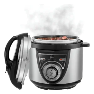 Panela De Pressão Elétrica Kian 4l Inox Acessórios Cor Preto Frequência 50 Hz X 60 Hz - Imagem 1