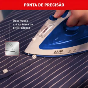 Ferro A Vapor Essentialgliss Azul Com Base Antiaderente Fea1 - Imagem 8