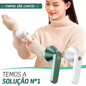Papa Bolinha Elétrico Sem Fio Removedor De Fiapos Tira Pelos De Roupas Com Facilidade Recarregável Marca Ecomixshop - Imagem 3