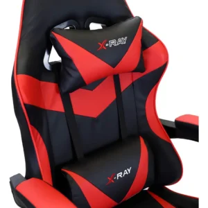 Cadeira Gamer Ergonômica Profissional Reclinável X-ray Cor Vermelho Material Do Estofamento Couro Sintético - Imagem 8