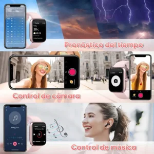 Relógio Smartwatch Inteligente Chamadas Bluetooth 3 Pulseira - Imagem 8