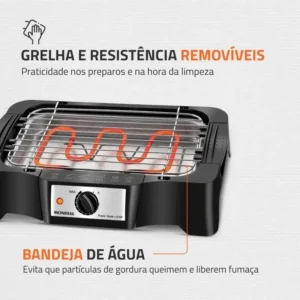 Churrasqueira Elétrica, Mondial, 1200W - CH-07 - Imagem 6