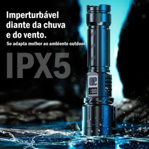 Lanterna Tatica Led Alto Luz Potente Alcance 2km - Imagem 6