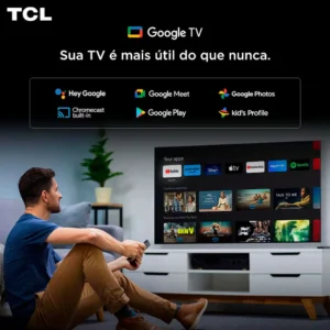 Smart Tv 65 4k Qled 65p7l Google Tv Até 120hz Dolby Vision - Imagem 6