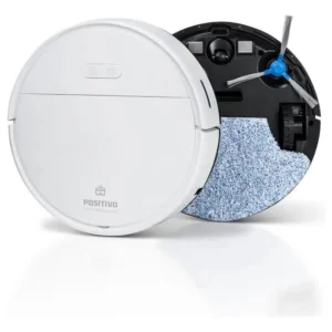 Smart Robô Aspirador Wi-Fi 3 em 1 com sensor inteligente cor branco positivo - Imagem 4