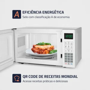 Micro-ondas MO-01-21-W 1200W Mondial - Imagem 7