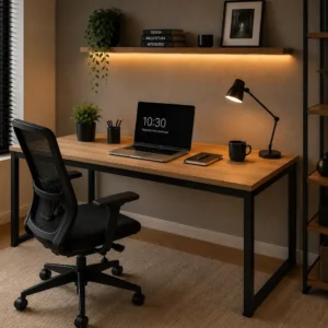 Mesa Gamer Industrial 150cm Para Setup E Escritório - Imagem 3