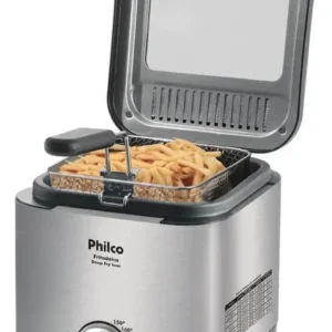 Fritadeira Elétrica Deep Fry 900W Inox 1,8l Philco - Imagem 3