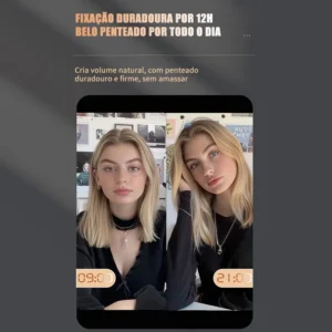 Escova Secadora Profissional Alisadora Alisar E Enrolar 55w - Imagem 5