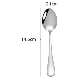 12 Colheres Para Sobremesa Aço Inox Promoção - Imagem 5