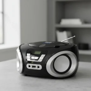 Micro System Megastar Mp-1842bt Radio Portatil Com Bluetooth USB FM Com Entrada Auxiliar in Fone e Toca CD - Imagem 6