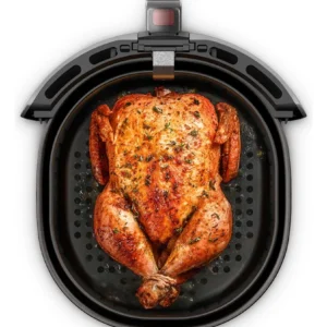 Air Fryer Fritadeira Sem Óleo Elétrica Electrolux 6,5l Family Cesto Removível Com Timer 1700w De Potência Eaf50 Grafite Efficient Por Rita Lobo - Imagem 5